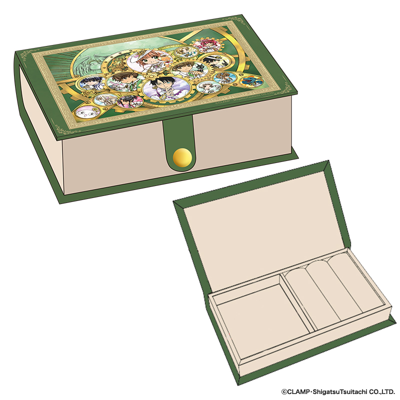 CLAMP』オリジナルフレーム切手 ブック型ジュエリーBOXセット 